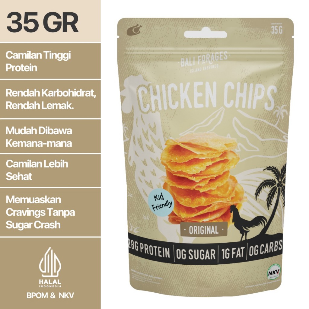 Chicken Chips Original Crispy Bali Forages Crispy Chicken Chips ...