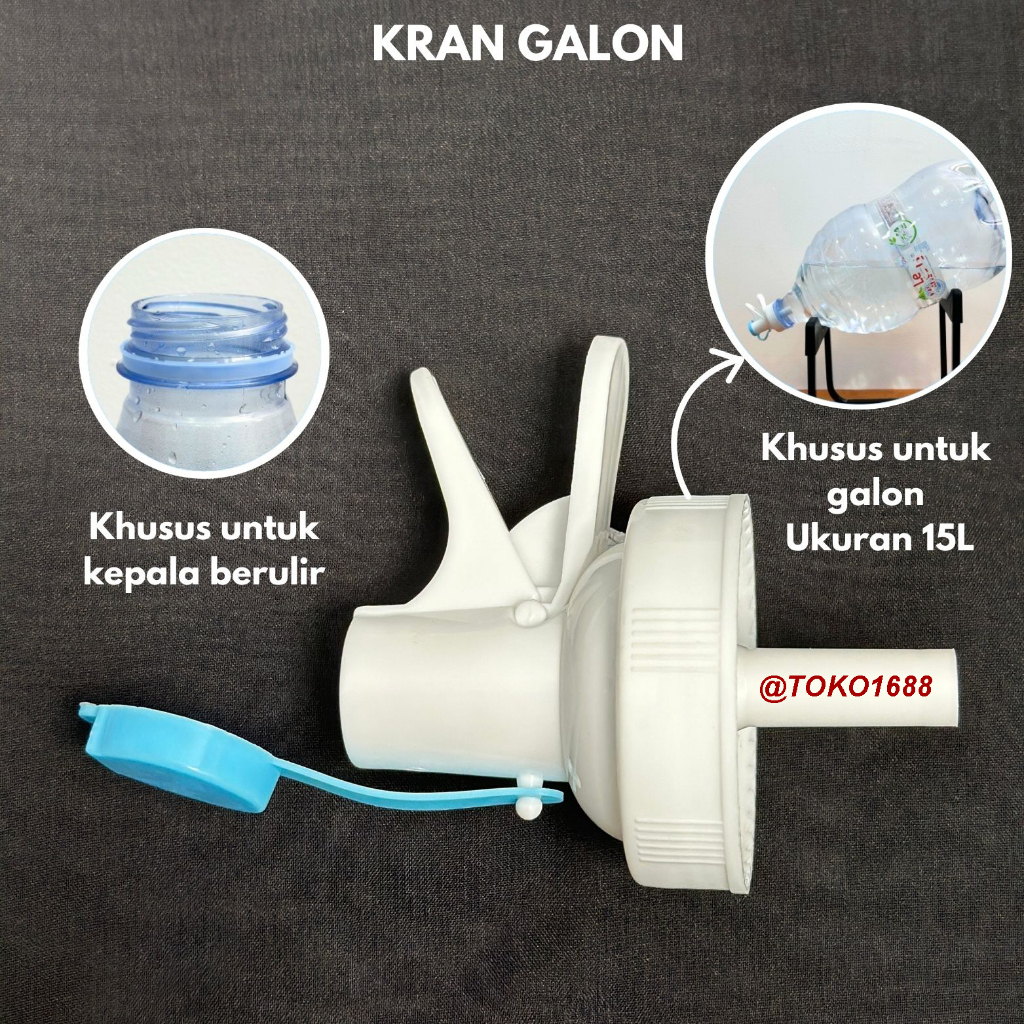 Toko1688 Gallon Faucet Drinking Water Gallon Cap Faucet | Shopee ...