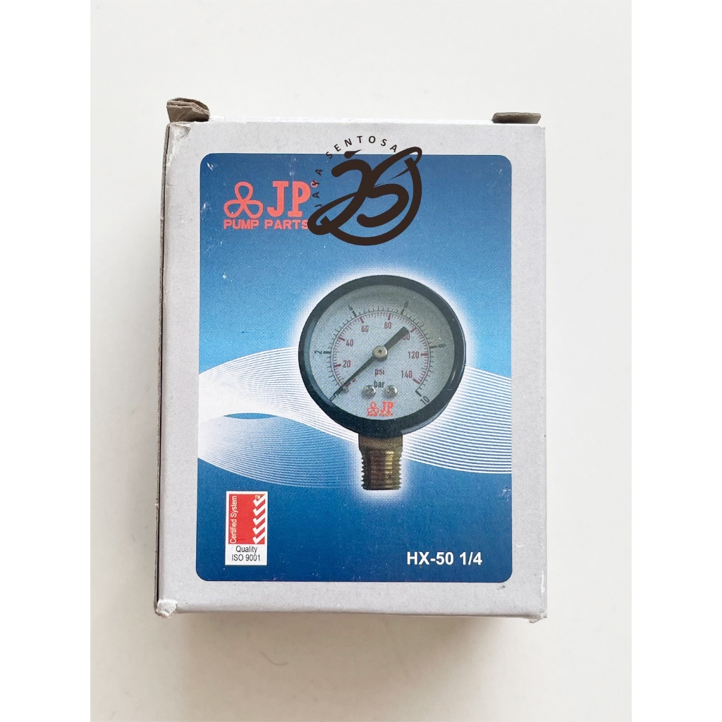 Pressure GAUGE JP HX-50 1/4 INCH MONOMETER Water Pump PRESSURE GAUGE ...