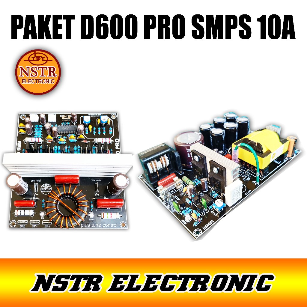 Amplifeir class d600 pro and smps 10a anti-coslet package | Shopee ...