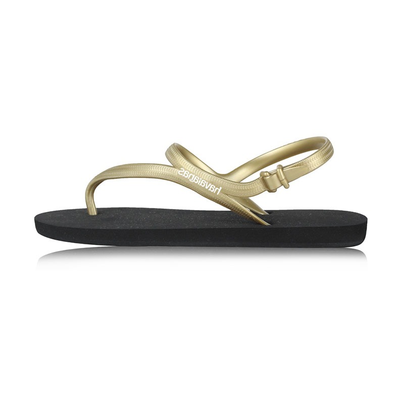 Havaianas womens black flip flops on sale