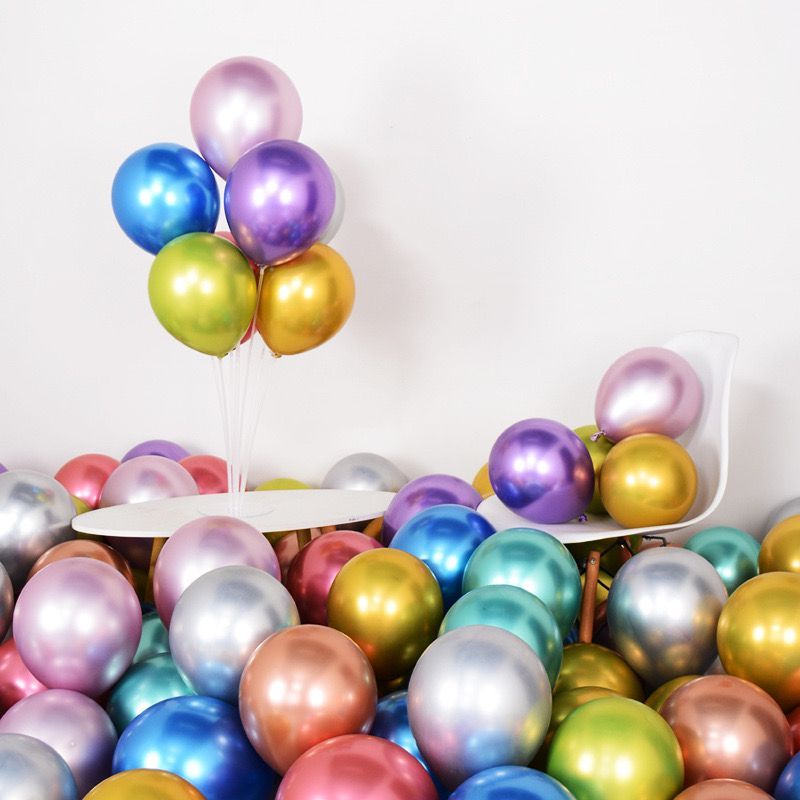 Partyhouse.medan 10 inch Metallic Latex Balloons | Shopee Philippines