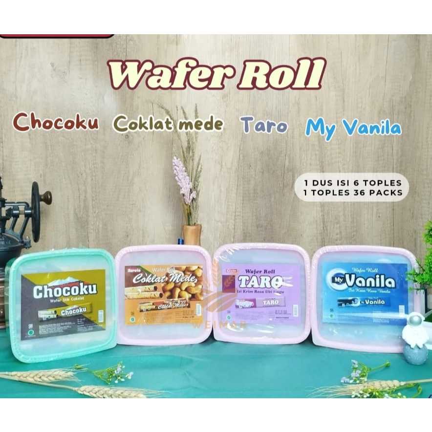 Wafer ROLL/WAFER STICK ROLL 1 Jar Contains 36 Sachets/PACK | Shopee ...