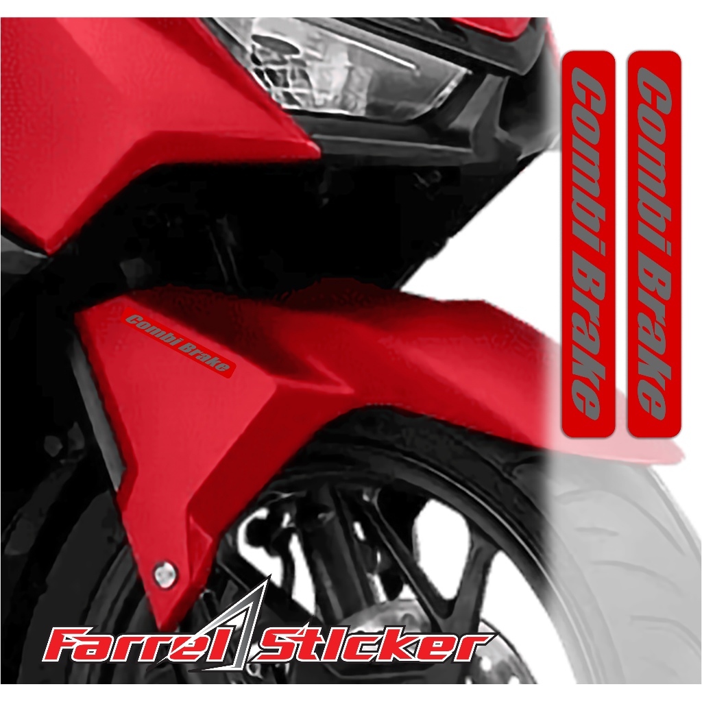 COMBI BRAKE STICKER FRONT FENDER COMBIBRAKE STICKER | Shopee Philippines