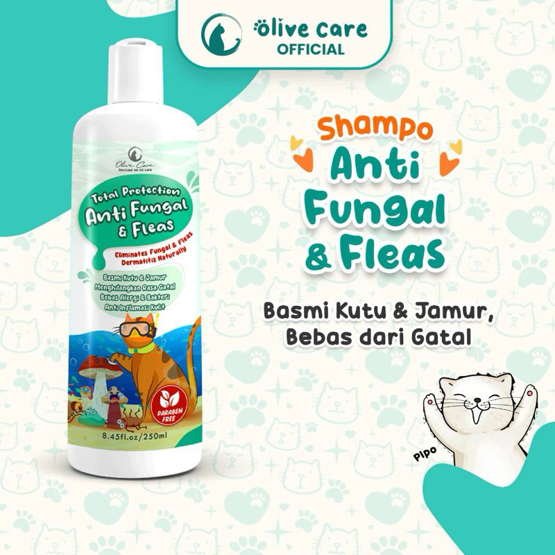 Photo inspiration: Fresh Look at Olive Care Total Protection Cat Shampoo Anti Fungal Fleas For