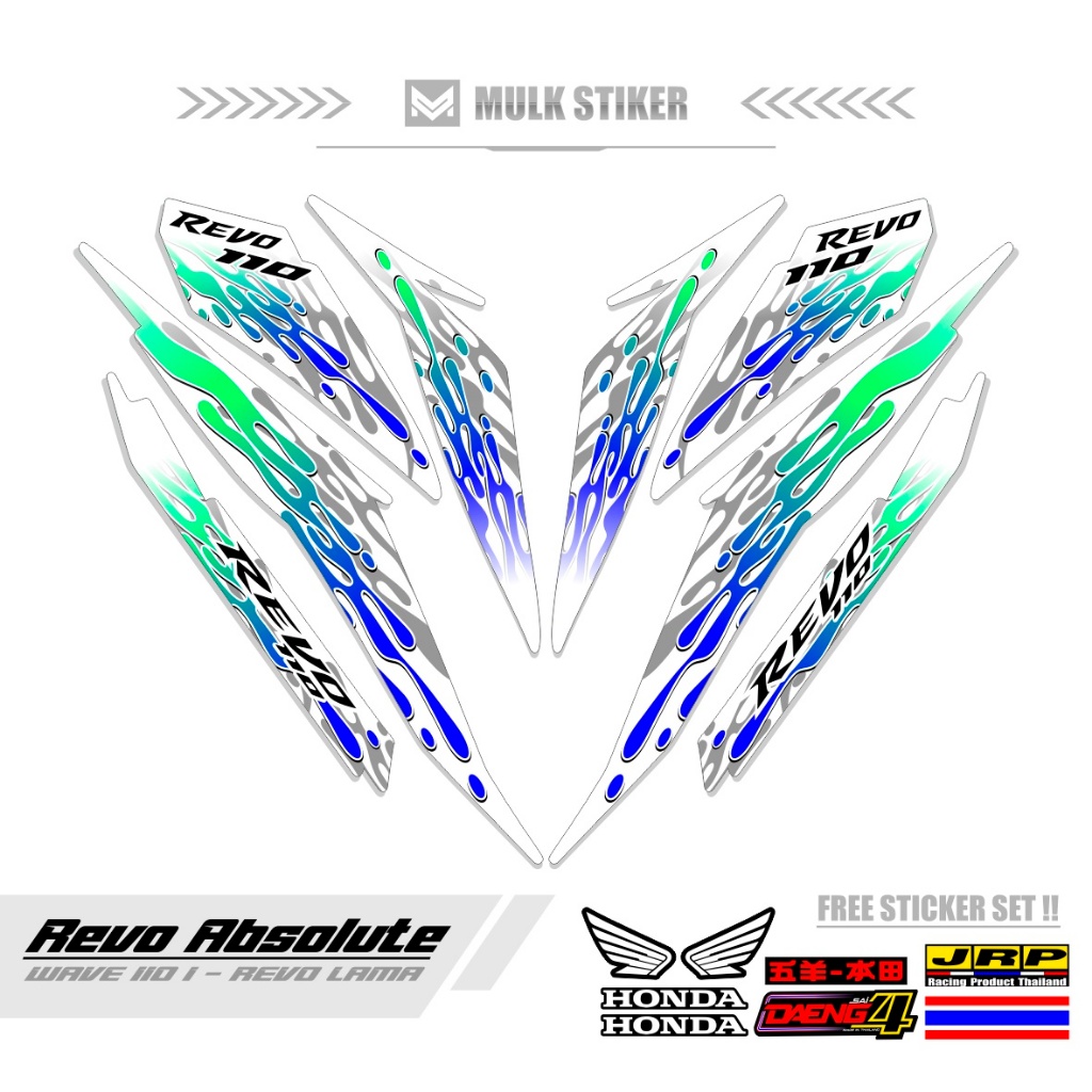 STRIPING ABSOLUTE REVO 110 CW MOTIF 140 / STICKER ABSOLUTE REVO 110 ...