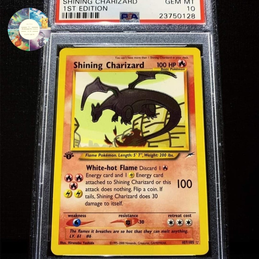 Pokemon Card Shining Charizard 1st edition PSA 10 Shopee Philippines