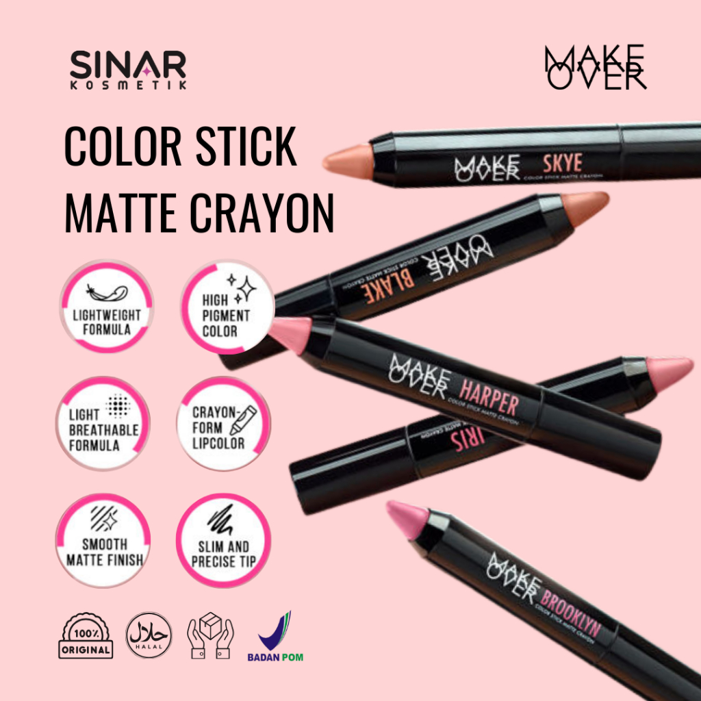 Make Over Color Stick Matte Crayon | Shopee Philippines