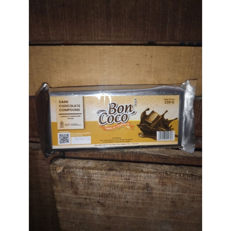 Dark Chocolate Compound Bon Coco 250 gr | Shopee Philippines