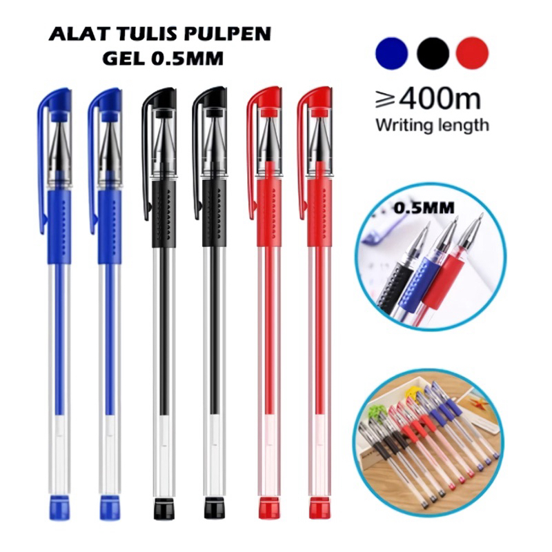 MERAH Gel pen | 0.55mm STANDARD GEL PEN STANDARD GEL PEN LIQUID BALLPIN ...