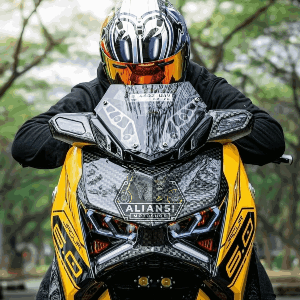 Windshield Xmax New Connected 2023 Model V2 Mini Visor Xmax New New ...