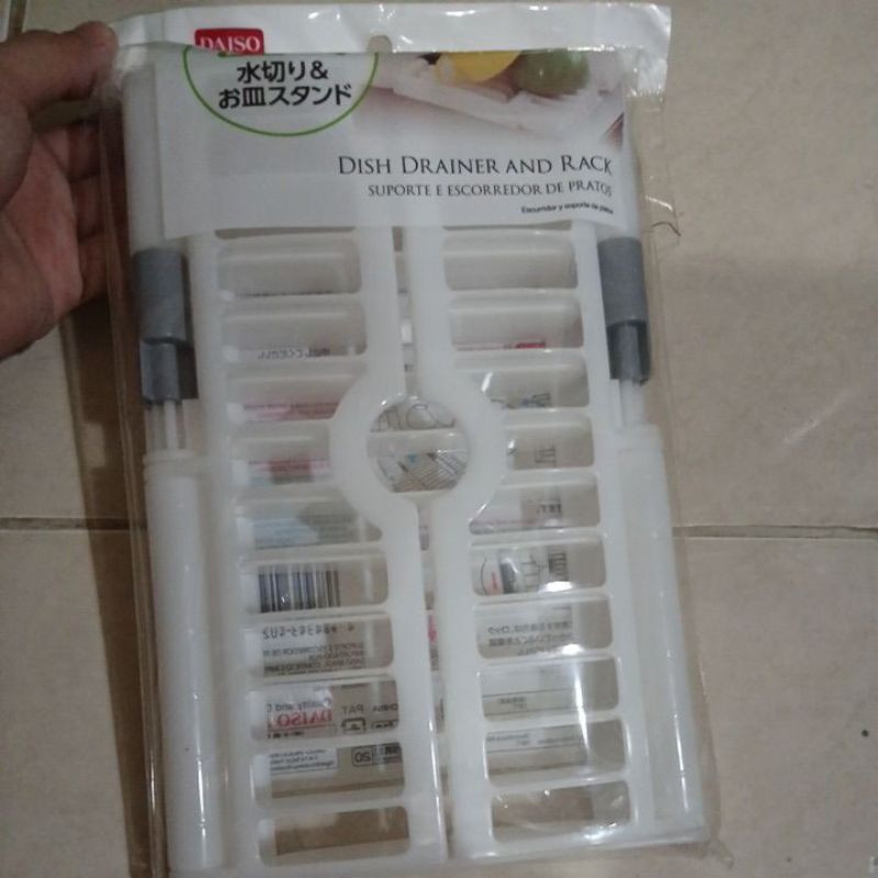Daiso dish drainer Small Minimalist Folding dish Rack TC0031 Shopee