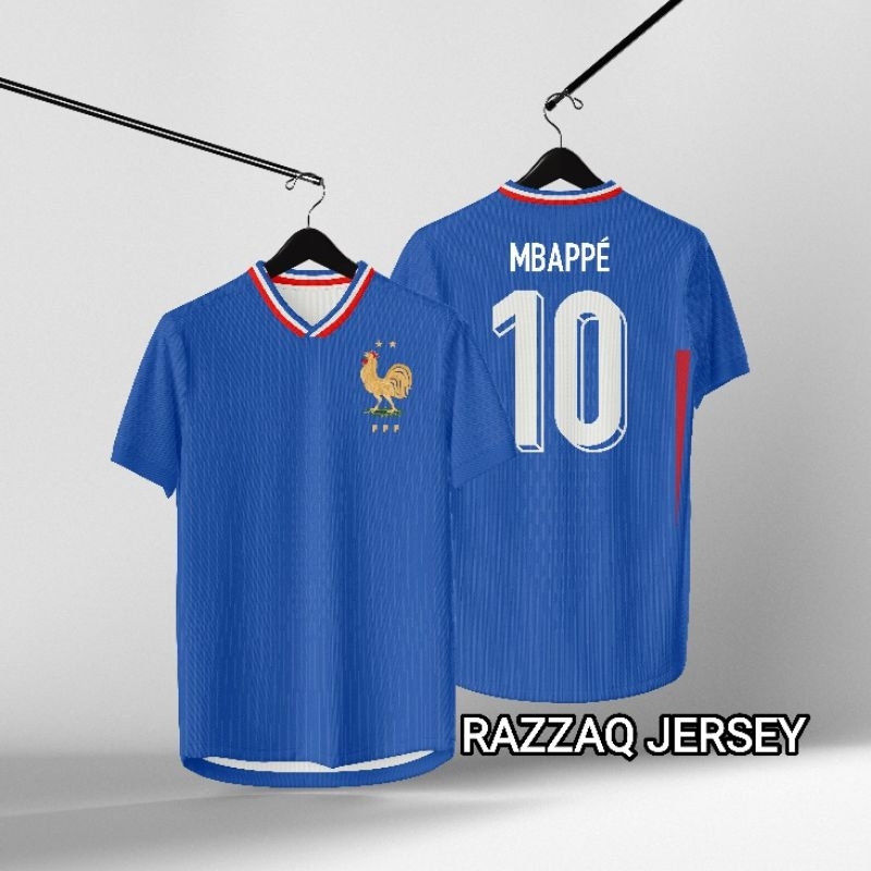 French National Team JERSEY EURO 2024 HOME AWAY FULL PRINTING Free Name