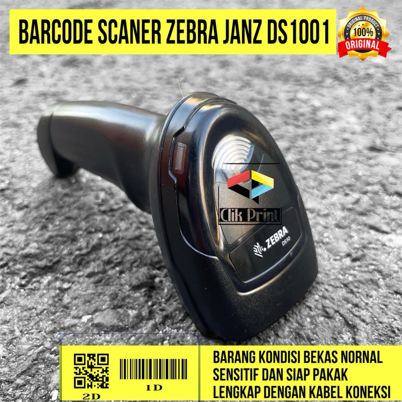 Barcode Scaner Janz Zebra Ds1001 | Shopee Philippines