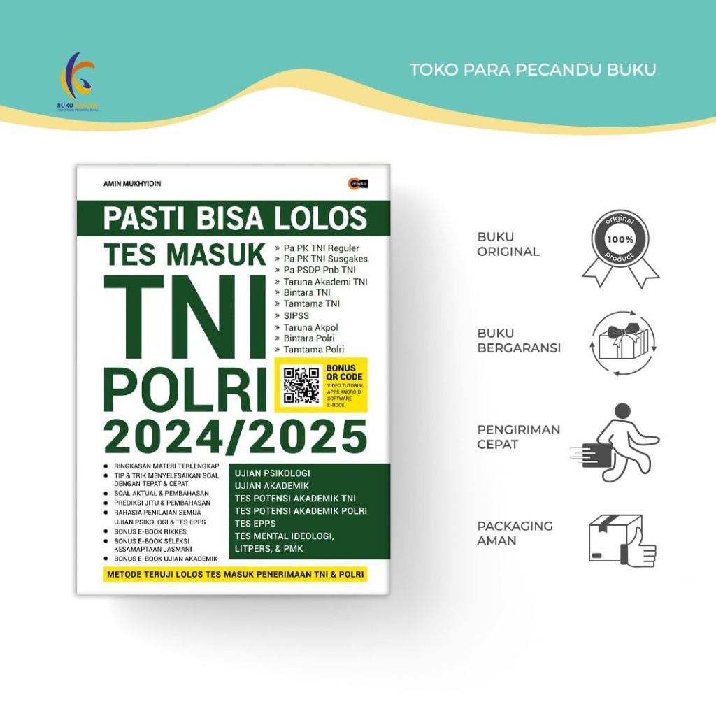 Reference Book Can Definitely Pass the 2024/2025 TNI POLRI Entrance ...