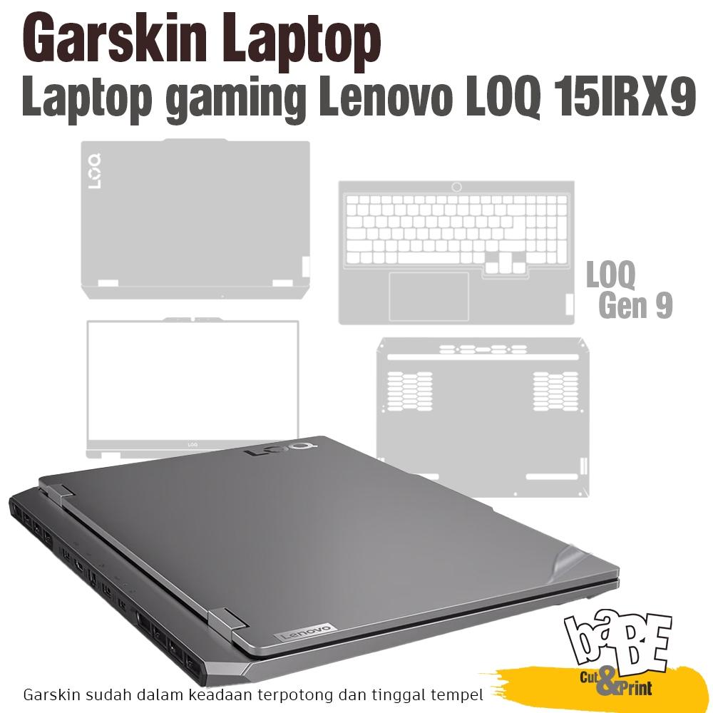 Garskin Laptop Lenovo LOQ LOQ 15IRX9 15ARP9 15IAX9 All Skins LOQ 15 Gen ...