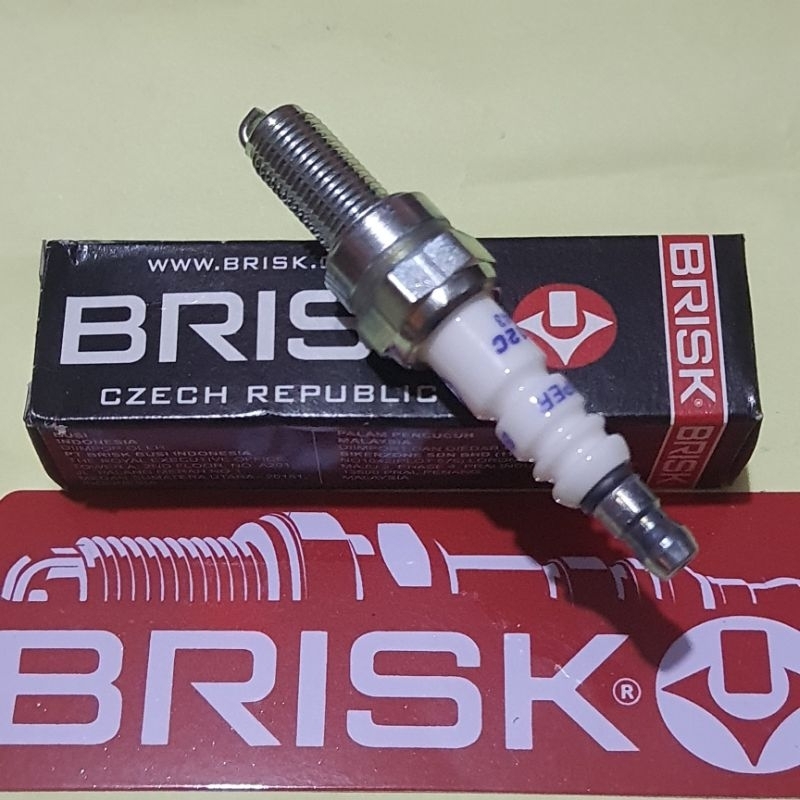 Brisk TVS APACHE RTR 160 180 200 RACING Spark Plug ORIGINAL | Shopee ...