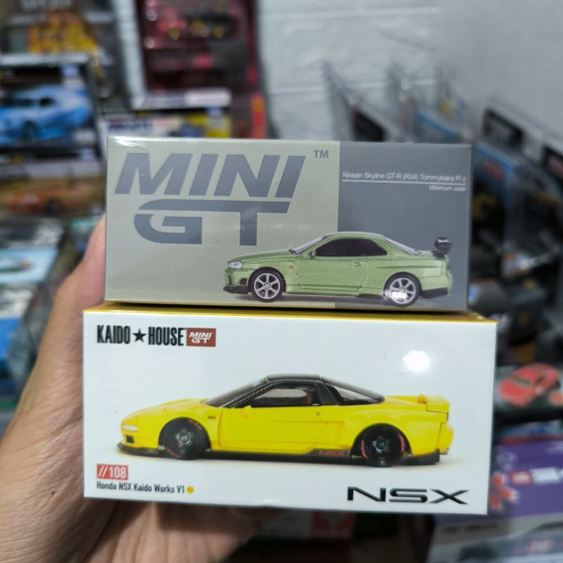 Mini GT KAIDO HOUSE HONDA NSX KAIDO WORKS V1 and MINI GT 697 Package ...