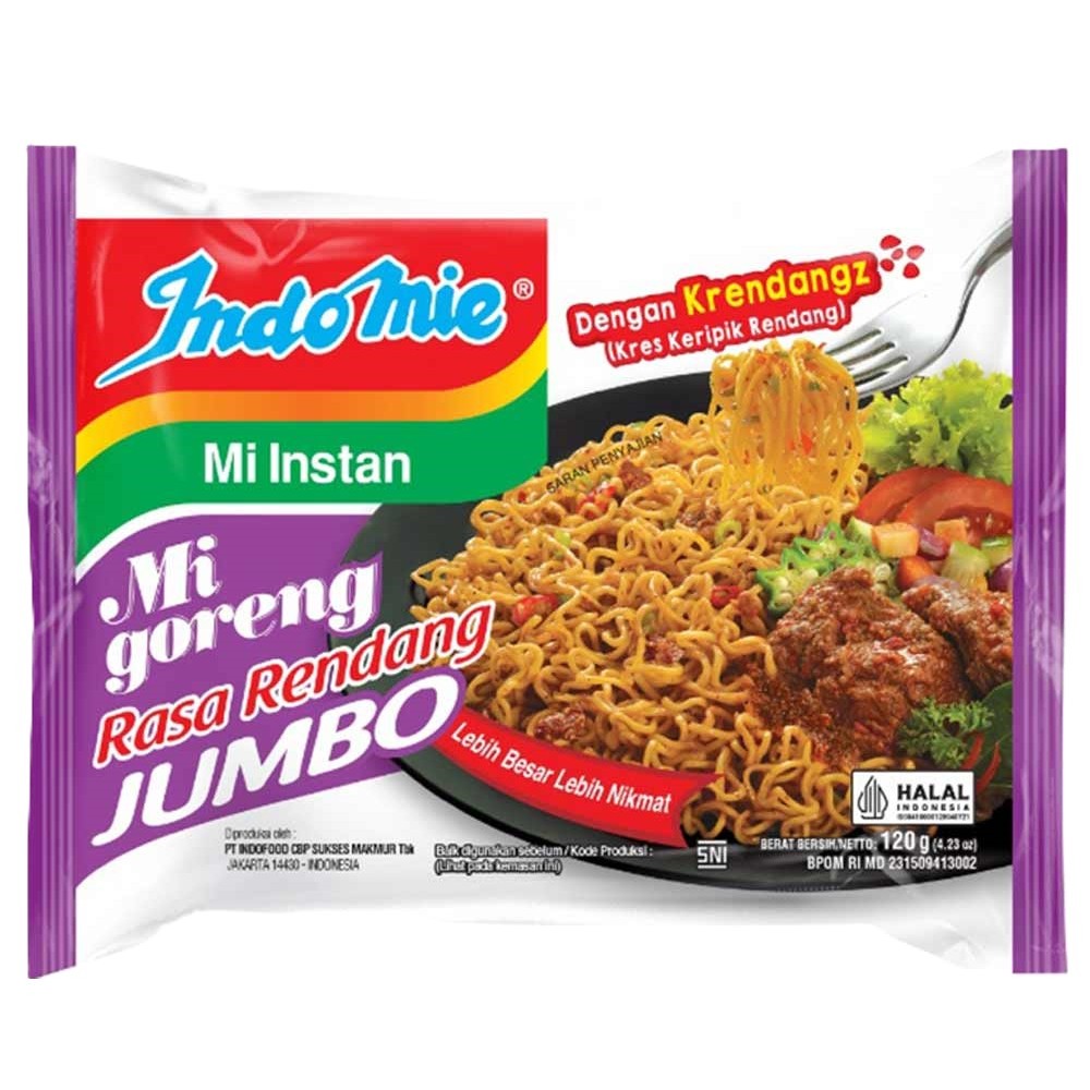 Indomie Fried Rendang Jumbo | Shopee Philippines