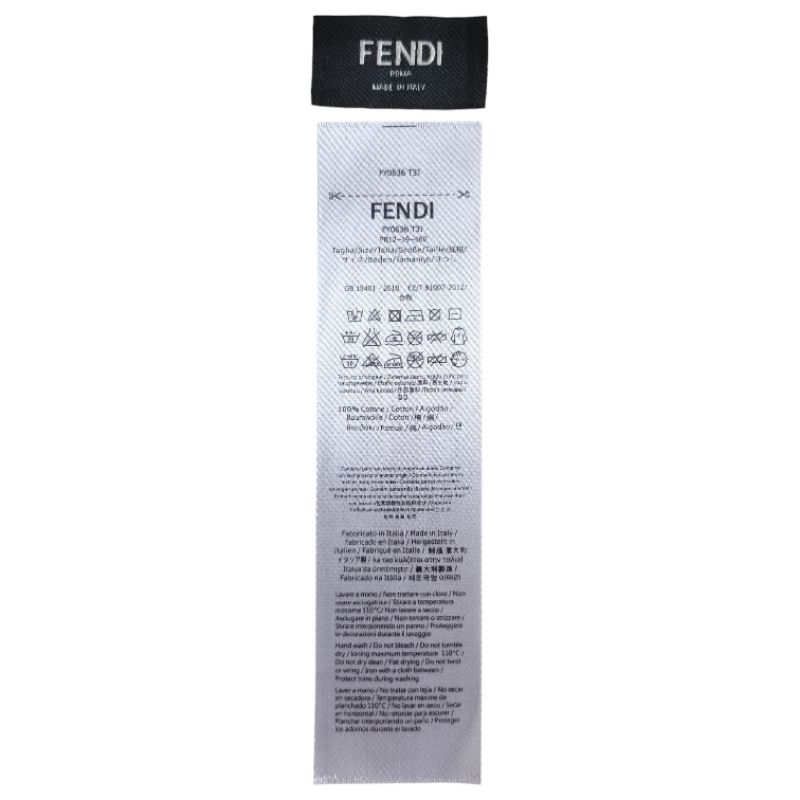 One SET High Quality FENDI WASH TAG LABEL Shopee Philippines