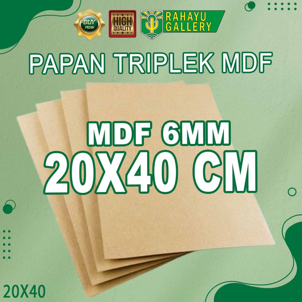 Mdf Plywood/MDF Board Cut Size 20x40cm 6mm | Shopee Philippines
