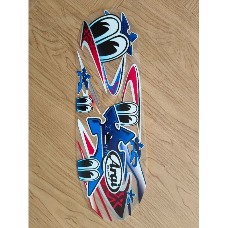 Cvt Sticker All Variant Livery Arai Fire RX7 Motorcycle | Shopee ...