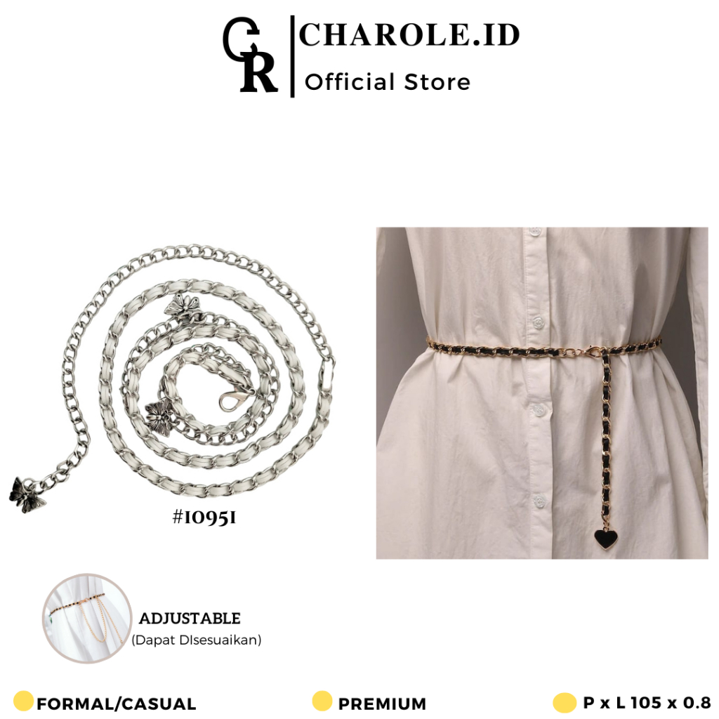 CHAROLE Imported Women's Fashion Chain Belt | Shopee Philippines