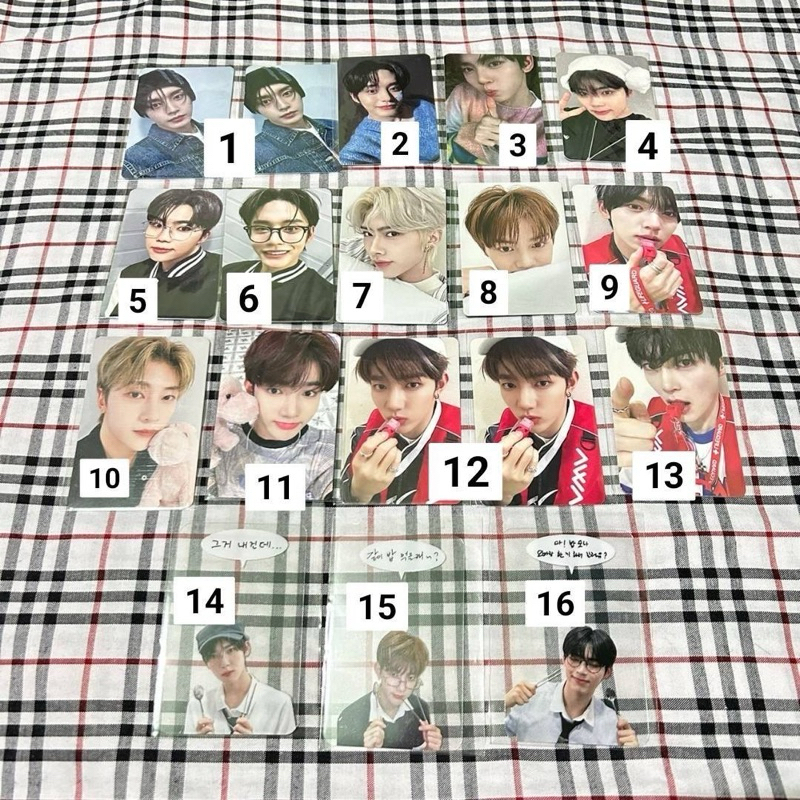 PHOTOCARD PC ZB1 ZEROBASEONE ZHANGHAO ZHANG HAO HANBIN YUJIN RICKY