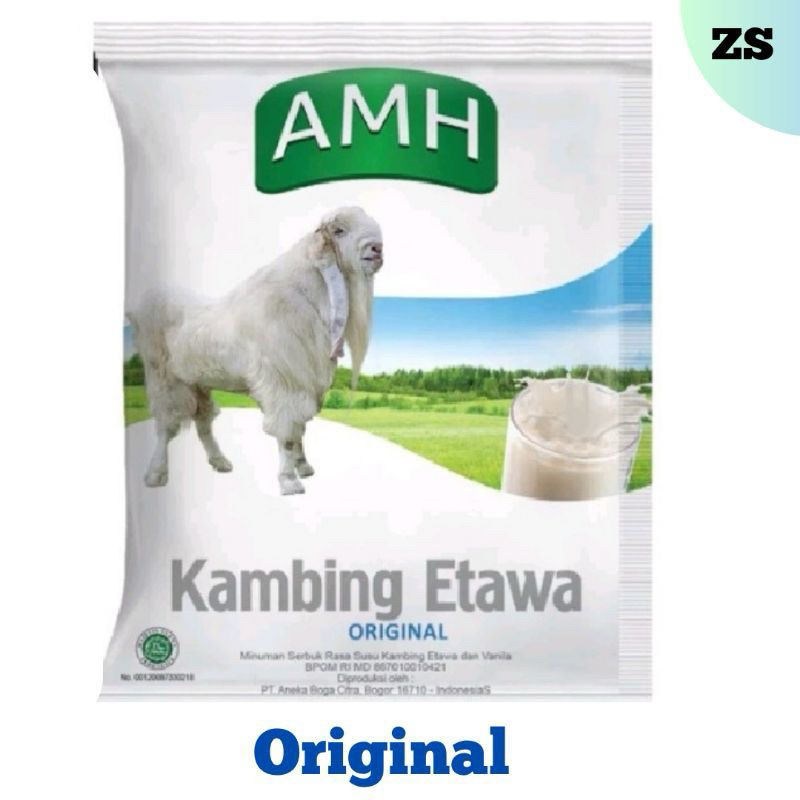 MERAH Etawa AMH Goat Milk Powder Full Cream Original Vanilla Red Ginger