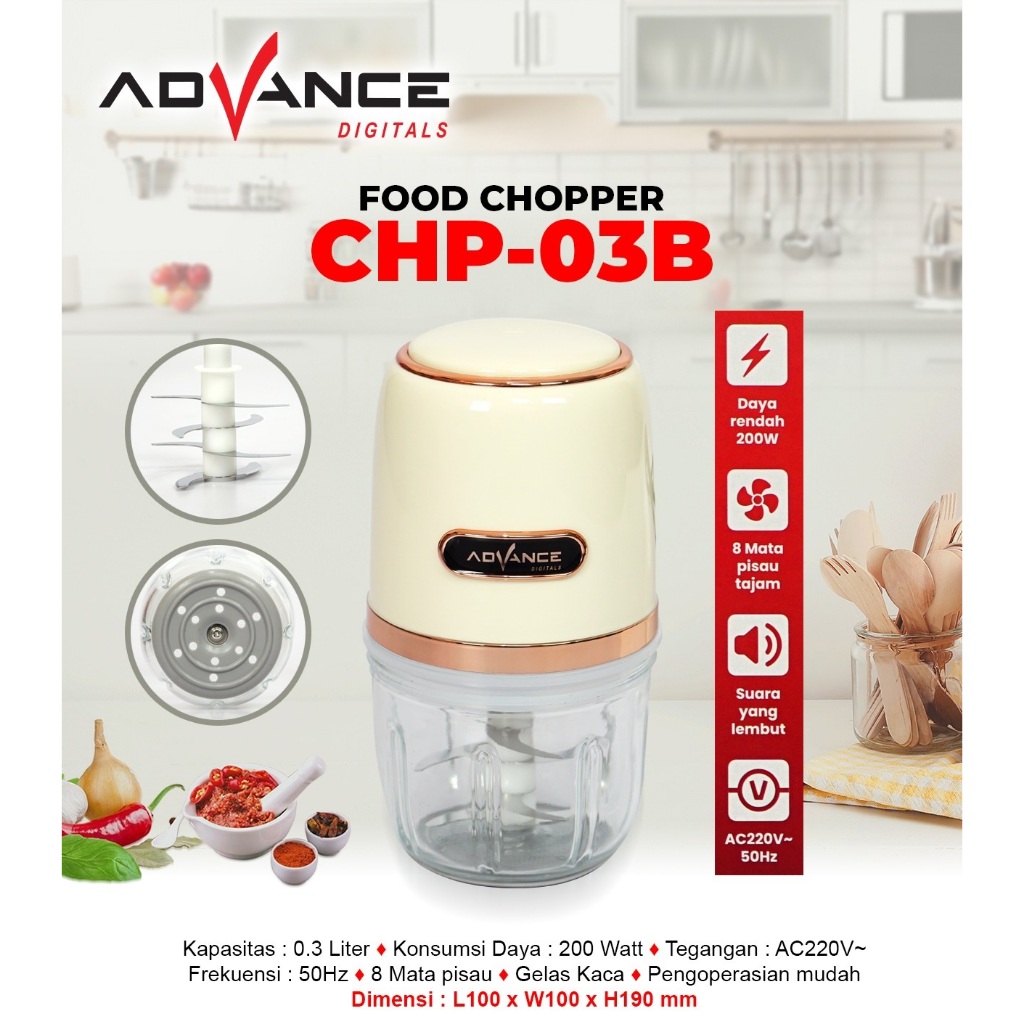 Chopper ADVANCE CHP-03A/03B/03C | 200w Power Chopper Advance CHP-03A ...