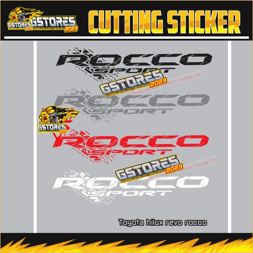 Sticker hilux rocco rocco Rear Tailgate Car sticker toyota hilux rocco ...