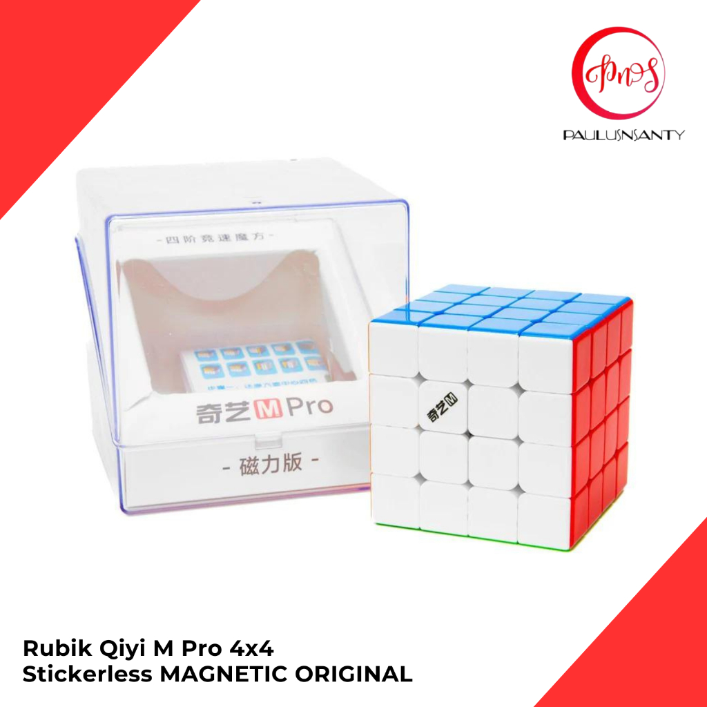 Rubik 4x4 Qiyi M Pro 4x4 Original Stickerless New | Shopee Philippines