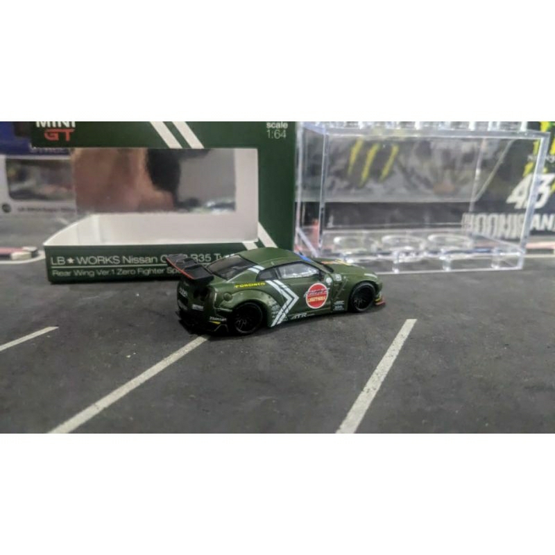 Diecast Mini gt LBWK Nissan Gtr R35 type 1 zero fighter ZF Scale 64 no ...