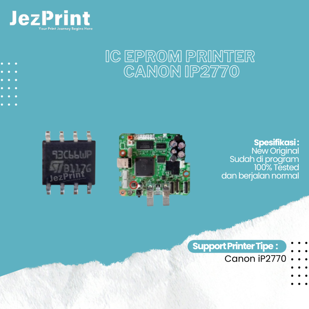 Canon IP2770 Eprom IC, Canon IP2770 Reset Eeprom IC, IP 2770 Counter IC ...
