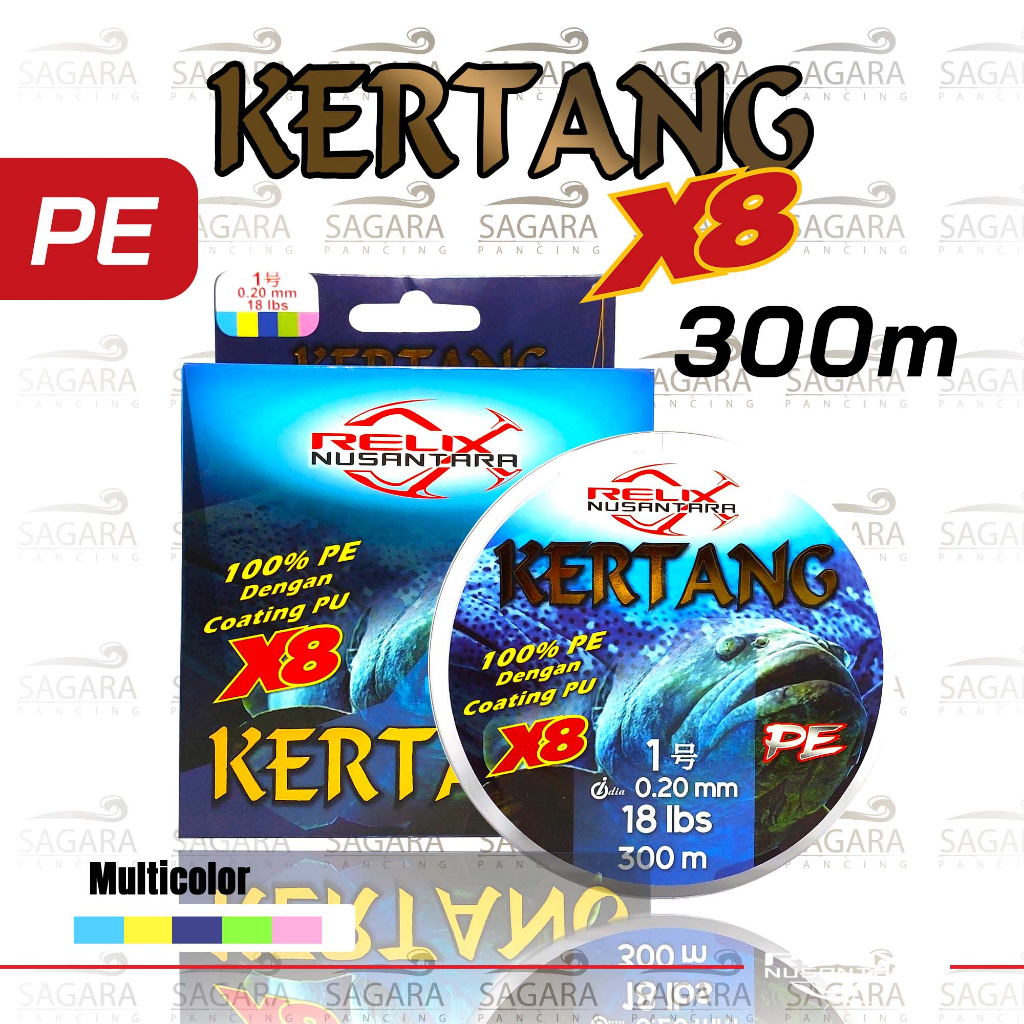 200 Meter Kertang PE String | 300 Meters PE X8 Relix Nusantara | Shopee ...