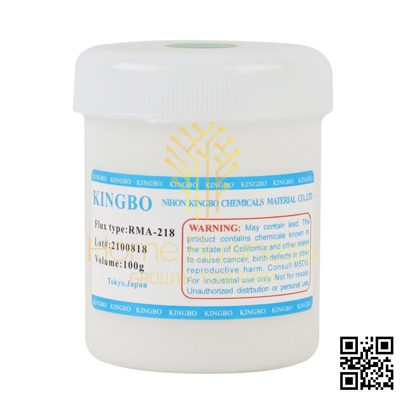 Flux à Souder Kingbo RMA-218 UV – Tube 10 Gr, Pour Soudure électronique, Neuf