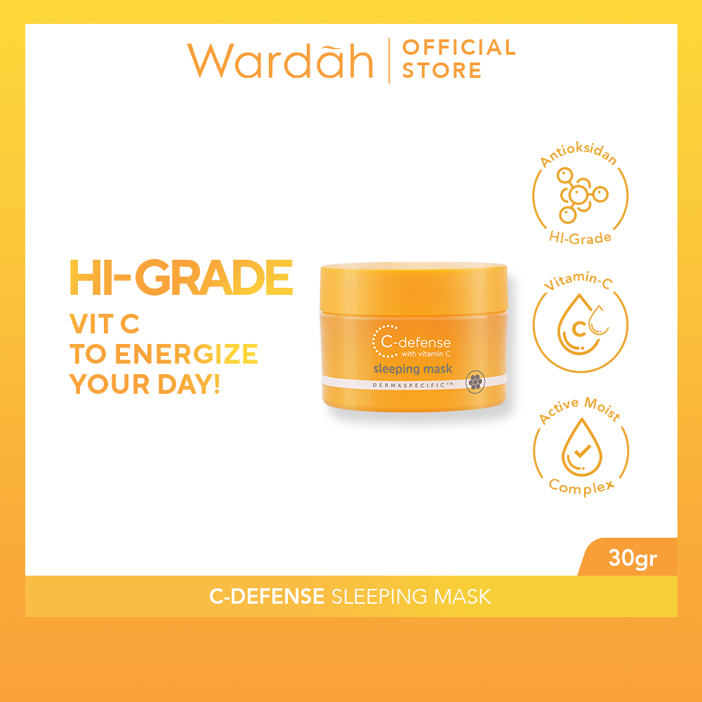 Wardah CDefense Sleeping Mask 30g Shopee Philippines