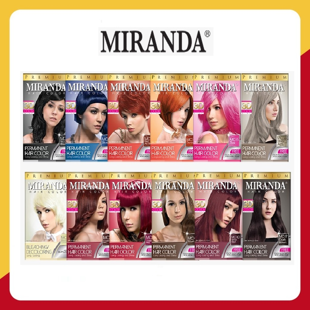Miranda Hair Color Series All Variants 30 ml | Shopee Philippines