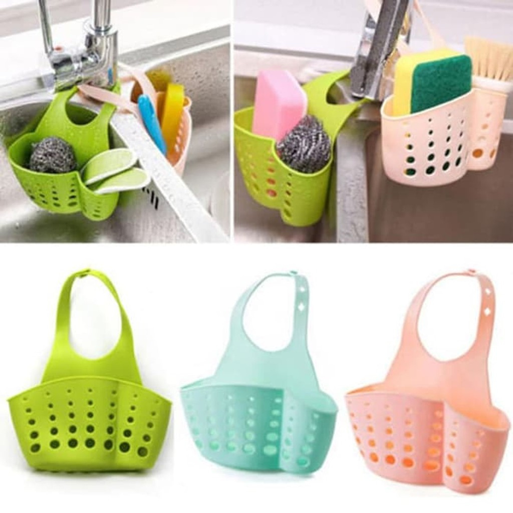 GANTUNGAN Pay On The Spot Hanger Sink Soap Holder Hanging Faucet MultiFunction Kitchen Tool