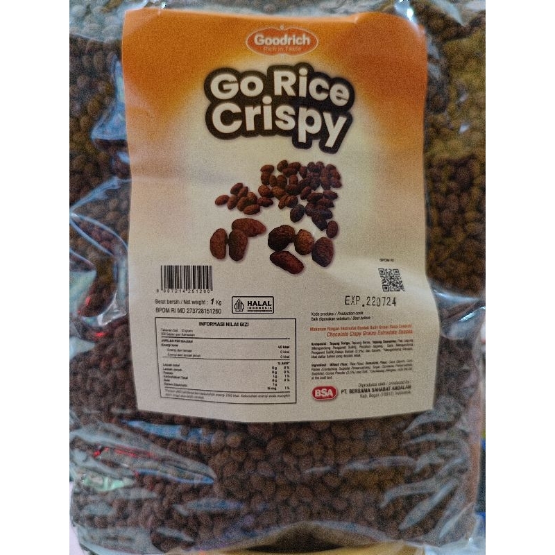 Goodrich Go Rice Crispy Repack 250g Shopee Philippines