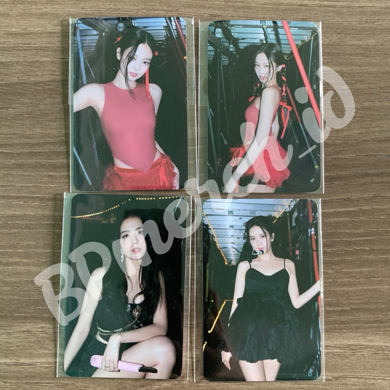 Blackpink Backstage Jennie Jisoo Photocard Set Shopee Philippines