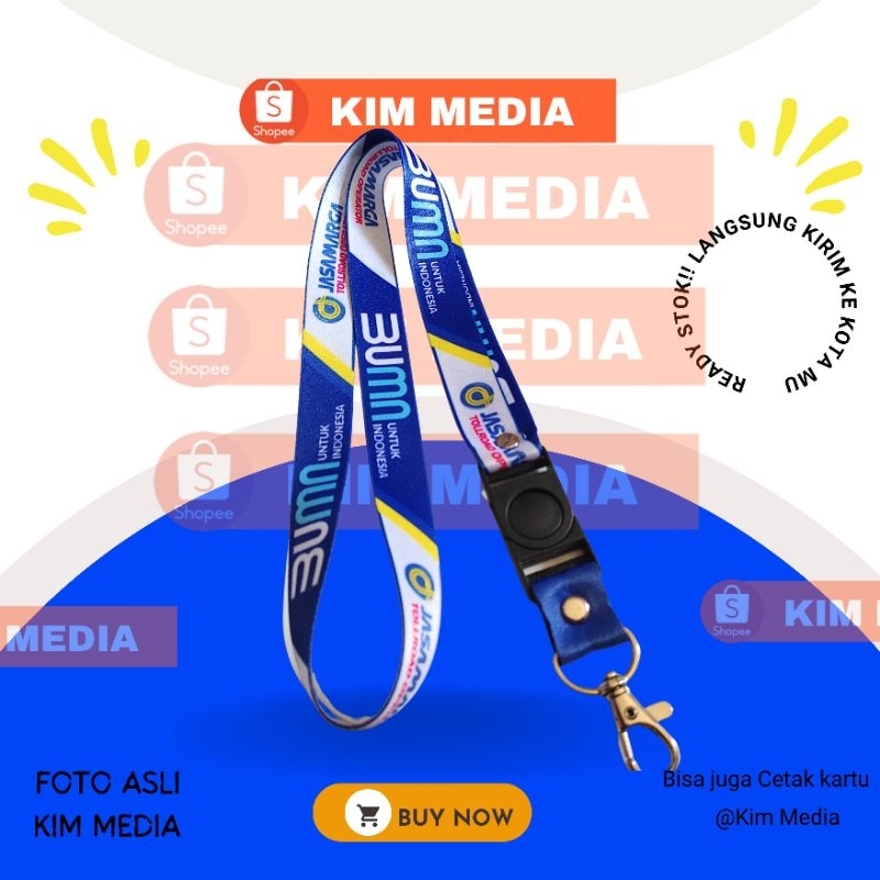 Idcard Straps BUMN Family Services/lanyard id card Jasamarga READYSTOK ...