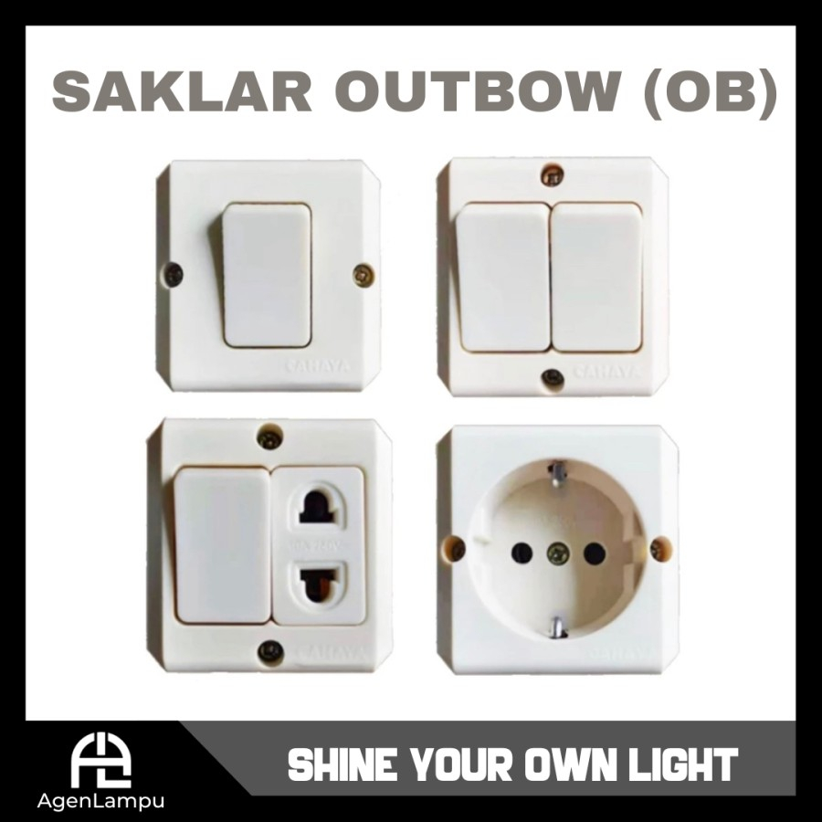Outbow OB Indoor Socket Switch Super SNI Price Switch | Shopee Philippines