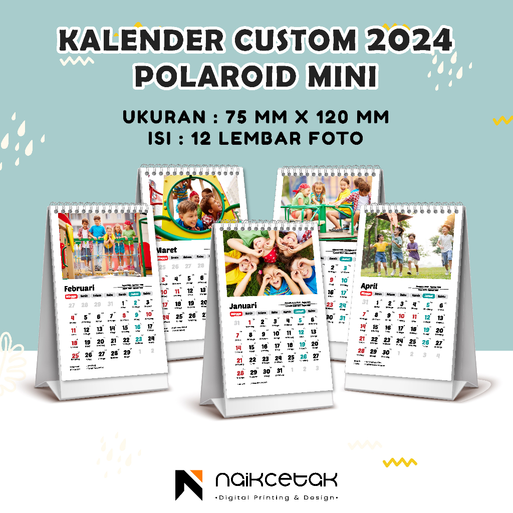 Polaroid MINI 2024 CUSTOM Calendar Shopee Philippines