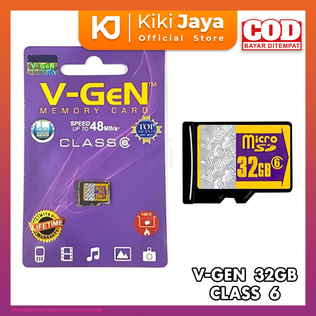 [KIKI] Memory Card VGen 32GB Class 6 Memory Card Vgen 32GB Class 6