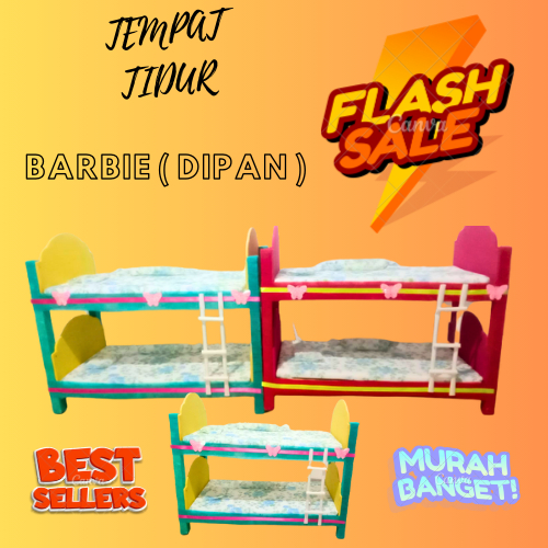 Barbie Bunk Bed With Cot Shopee Philippines