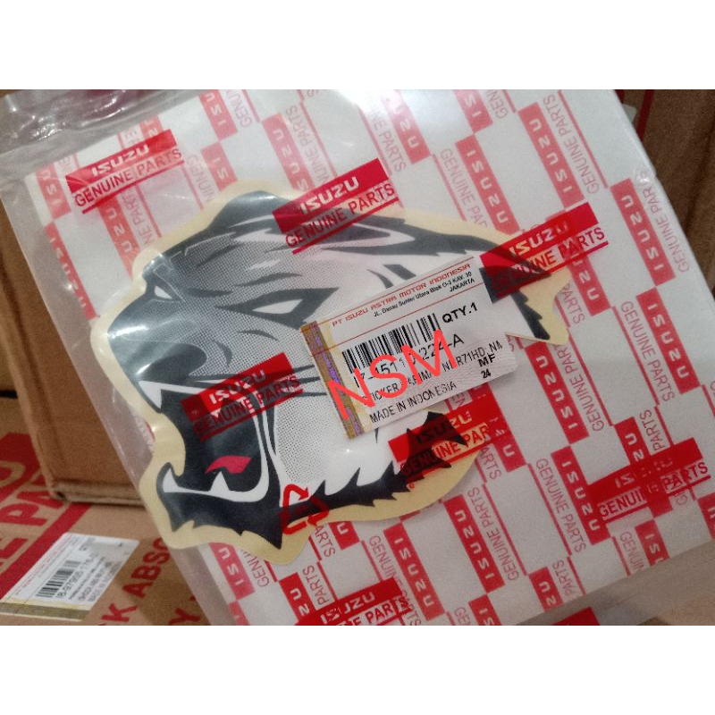 ISUZU ANUZU STICKER NMR71 HD ORIGINAL ISUZU GENUINE PART | Shopee ...