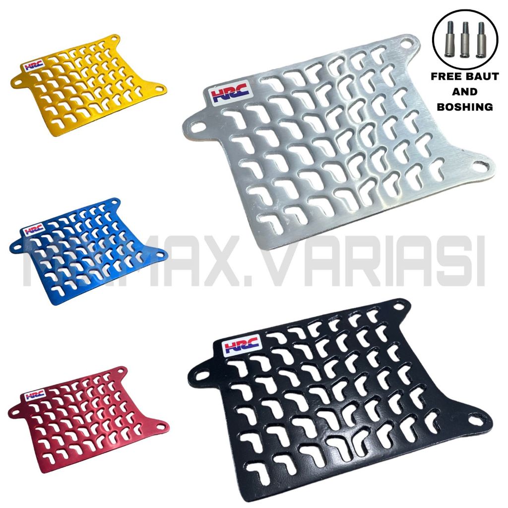 Radiator COVER VARIO 110 HRC ARM MODEL FULL CNC FREE Bolt AND BOSHING ...