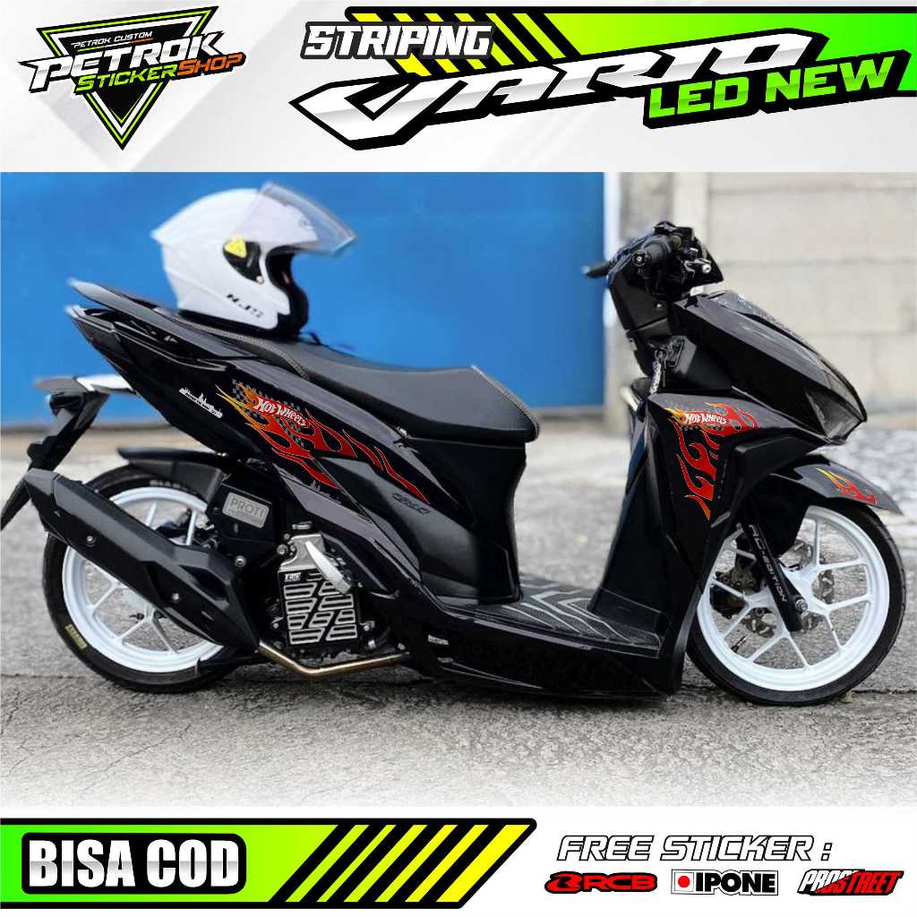 Striping Variation HONDA VARIO LED NEW HOTWHEELS STYLE/STICKER LIST ...