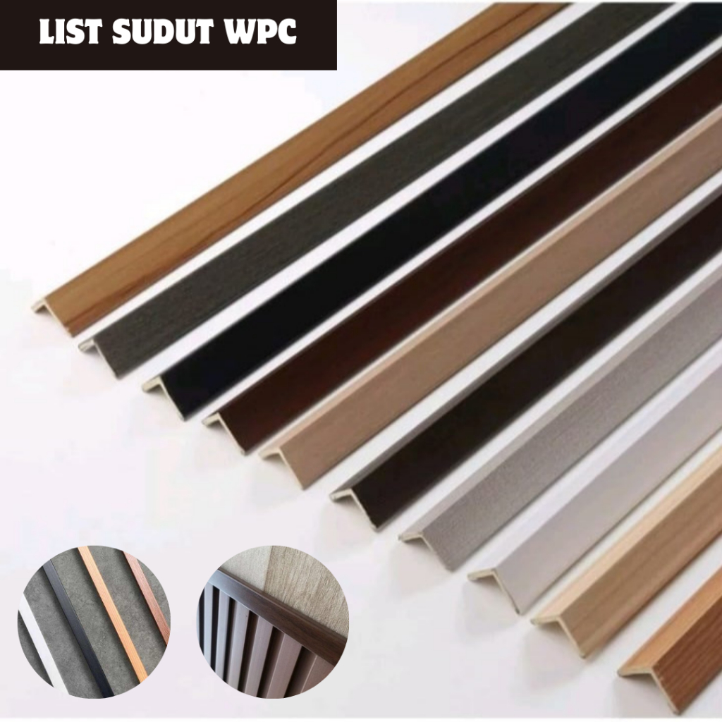 Wpc WOOD PANEL ACCESSORIES | Pvc CORNER LIST LENGTH 2.9M | Shopee ...